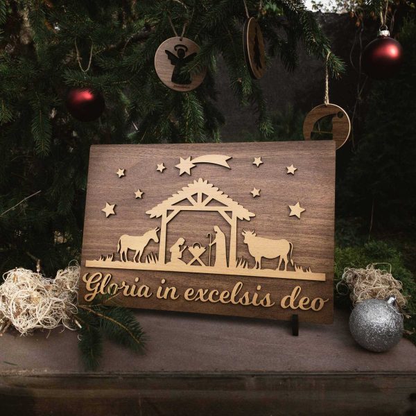 drevená-vianočná-tabuľka-betlehém-gloria-in-excelsis-deo-drevoded