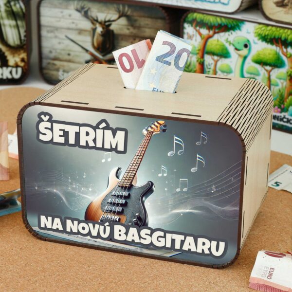 Alternative view of Pokladnička - Šetrím na novú basgitaru