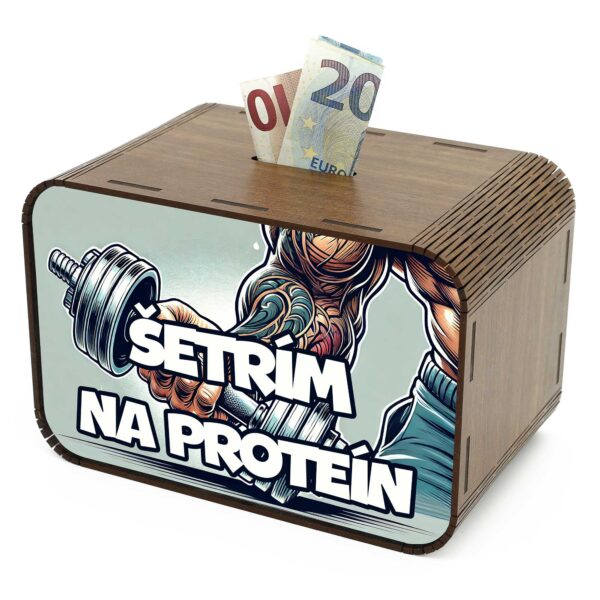 Pokladnička - Šetrím na proteín SK-02-015